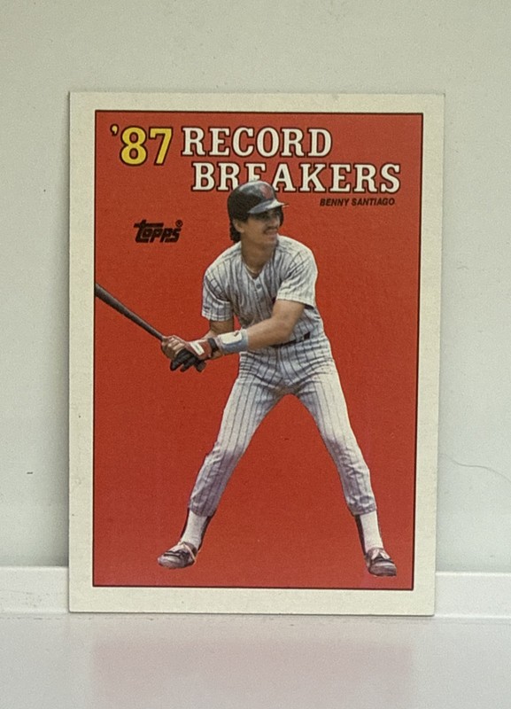 1988 Topps - Record Breakers Benito Santiago #7
